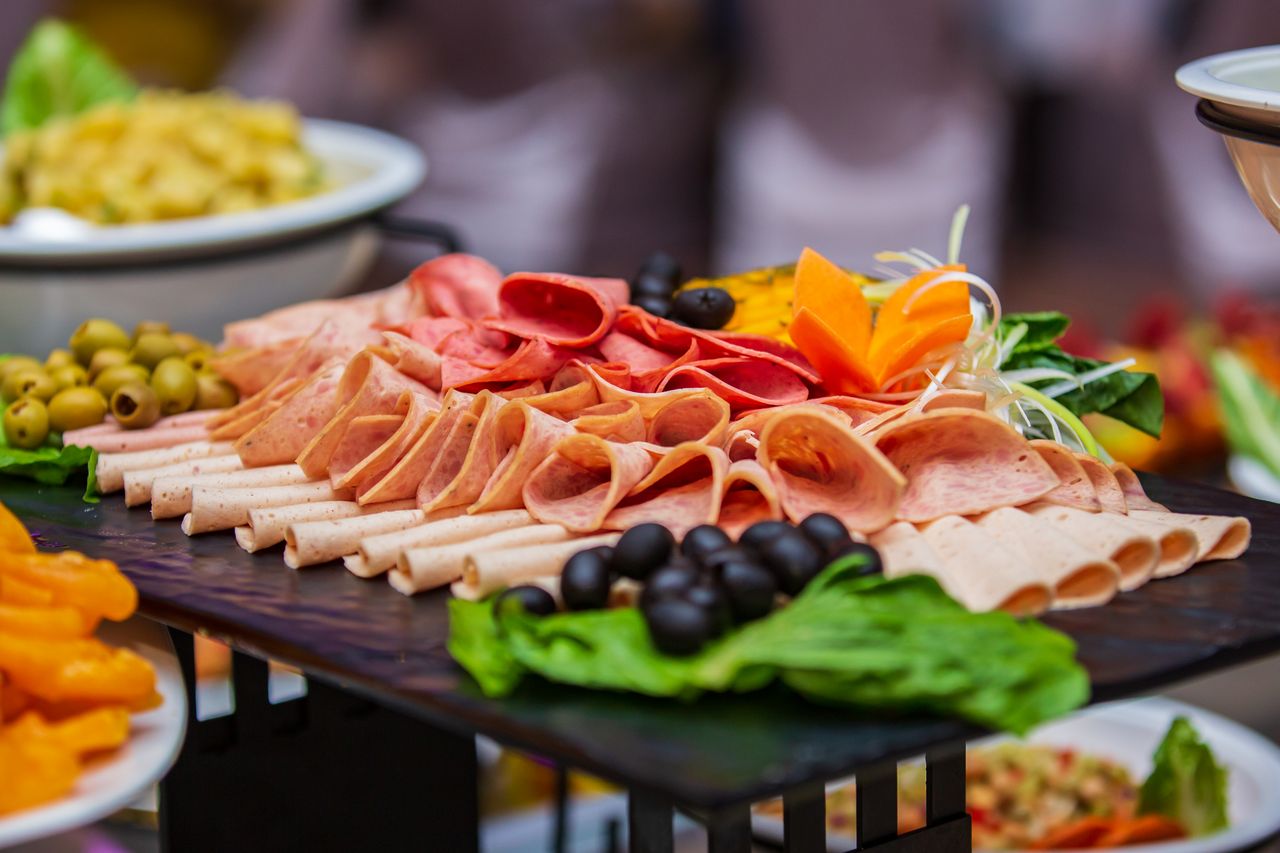 Fein angerichtetes Menü für Fine Dining