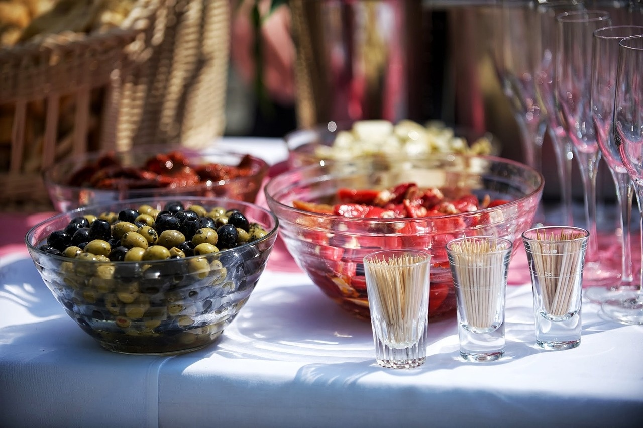 Elegantes Tischgedeck für Banquet