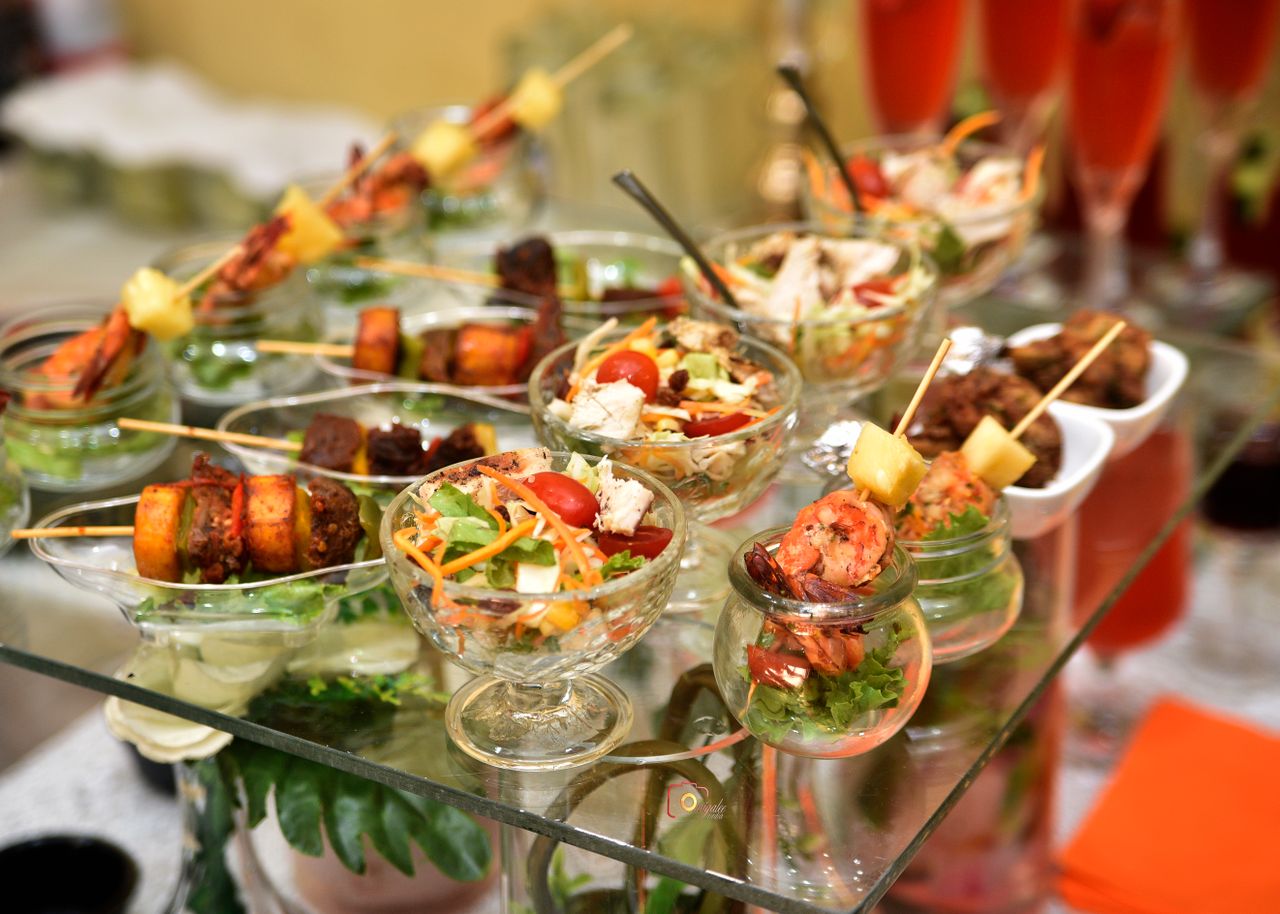 Flying Buffet mit eleganten Häppchen